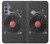 S3952 Turntable Vinyl Record Player Graphic Case Cover Custodia per Samsung Galaxy M34 5G