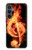 S0493 Music Note Burn Case Cover Custodia per Samsung Galaxy S23 FE