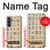 S0802 Mahjong Case Cover Custodia per Samsung Galaxy S23 FE