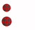 S2374 Tartan Red Pattern Case Cover Custodia per Samsung Galaxy S23 FE