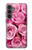 S2943 Pink Rose Case Cover Custodia per Samsung Galaxy S23 FE