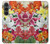 S3205 Retro Art Flowers Case Cover Custodia per Samsung Galaxy S23 FE