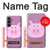 S3269 Pig Cartoon Case Cover Custodia per Samsung Galaxy S23 FE