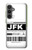 S3664 Airline Travel Luggage Label Case Cover Custodia per Samsung Galaxy S23 FE