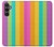 S3678 Colorful Rainbow Vertical Case Cover Custodia per Samsung Galaxy S23 FE