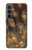 S3691 Gold Peacock Feather Case Cover Custodia per Samsung Galaxy S23 FE