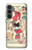 S3820 Vintage Cowgirl Fashion Paper Doll Case Cover Custodia per Samsung Galaxy S23 FE
