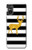 S2794 Black and White Striped Deer Gold Sparkles Case Cover Custodia per Sony Xperia 5 V
