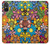 S3281 Colorful Hippie Flowers Pattern Case Cover Custodia per Sony Xperia 5 V