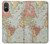 S3418 Vintage World Map Case Cover Custodia per Sony Xperia 5 V