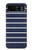 S2767 Navy White Striped Case Cover Custodia per Motorola Razr 40 S2767 Navy White Striped Case Cover Custodia per Motorola Razr 40