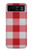 S3535 Red Gingham Case Cover Custodia per Motorola Razr 40