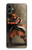 S0796 Japan Red Samurai Case Cover Custodia per Samsung Galaxy A05