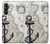 S1962 Nautical Chart Case Cover Custodia per Samsung Galaxy A05s