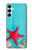 S3428 Aqua Wood Starfish Shell Case Cover Custodia per Samsung Galaxy A05s