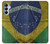 S3297 Brazil Flag Vintage Football Graphic Case Cover Custodia per Samsung Galaxy A15 5G