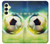S3844 Glowing Football Soccer Ball Case Cover Custodia per Samsung Galaxy A25 5G
