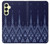 S3950 Textile Thai Blue Pattern Case Cover Custodia per Samsung Galaxy A25 5G