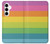 S2363 Rainbow Pattern Case Cover Custodia per Samsung Galaxy A35 5G S2363 Rainbow Pattern Case Cover Custodia per Samsung Galaxy A35 5G