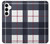 S3452 Plaid Fabric Pattern Case Cover Custodia per Samsung Galaxy A35 5G