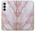 S3482 Soft Pink Marble Graphic Print Case Cover Custodia per Samsung Galaxy A35 5G