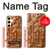 S1307 Fish Wood Carving Graphic Printed Case Cover Custodia per Samsung Galaxy S24