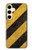 S2231 Yellow and Black Line Hazard Striped Case Cover Custodia per Samsung Galaxy S24 S2231 Yellow and Black Line Hazard Striped Case Cover Custodia per Samsung Galaxy S24