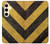 S2231 Yellow and Black Line Hazard Striped Case Cover Custodia per Samsung Galaxy S24 S2231 Yellow and Black Line Hazard Striped Case Cover Custodia per Samsung Galaxy S24