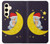 S2849 Cute Sleepy Owl Moon Night Case Cover Custodia per Samsung Galaxy S24 S2849 Cute Sleepy Owl Moon Night Case Cover Custodia per Samsung Galaxy S24