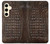 S2850 Brown Skin Alligator Graphic Printed Case Cover Custodia per Samsung Galaxy S24 S2850 Brown Skin Alligator Graphic Printed Case Cover Custodia per Samsung Galaxy S24