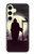 S3262 Grim Reaper Night Moon Cemetery Case Cover Custodia per Samsung Galaxy S24