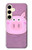 S3269 Pig Cartoon Case Cover Custodia per Samsung Galaxy S24