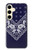 S3357 Navy Blue Bandana Pattern Case Cover Custodia per Samsung Galaxy S24