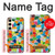 S3391 Abstract Art Mosaic Tiles Graphic Case Cover Custodia per Samsung Galaxy S24