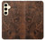 S3405 Fish Tattoo Leather Graphic Print Case Cover Custodia per Samsung Galaxy S24