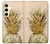 S3490 Gold Pineapple Case Cover Custodia per Samsung Galaxy S24