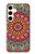 S3694 Hippie Art Pattern Case Cover Custodia per Samsung Galaxy S24