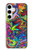 S3255 Colorful Art Pattern Case Cover Custodia per Samsung Galaxy S24 Plus