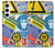S3960 Safety Signs Sticker Collage Case Cover Custodia per Samsung Galaxy S24 Plus