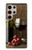 S1316 Grapes Bottle and Glass of Red Wine Case Cover Custodia per Samsung Galaxy S24 Ultra