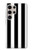 S2297 Black and White Vertical Stripes Case Cover Custodia per Samsung Galaxy S24 Ultra