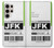 S3664 Airline Travel Luggage Label Case Cover Custodia per Samsung Galaxy S24 Ultra