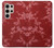 S3817 Red Floral Cherry blossom Pattern Case Cover Custodia per Samsung Galaxy S24 Ultra