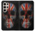 S3848 United Kingdom Flag Skull Case Cover Custodia per Samsung Galaxy S24 Ultra