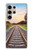 S3866 Railway Straight Train Track Case Cover Custodia per Samsung Galaxy S24 Ultra