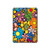 S3281 Colorful Hippie Flowers Pattern Case Cover Custodia per iPad 10.2 (2021,2020,2019), iPad 9 8 7