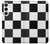 S2492 Black and White Check Case Cover Custodia per Samsung Galaxy A55 5G