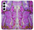 S2907 Purple Turquoise Stone Case Cover Custodia per Samsung Galaxy A55 5G