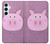 S3269 Pig Cartoon Case Cover Custodia per Samsung Galaxy A55 5G