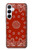 S3355 Bandana Red Pattern Case Cover Custodia per Samsung Galaxy A55 5G